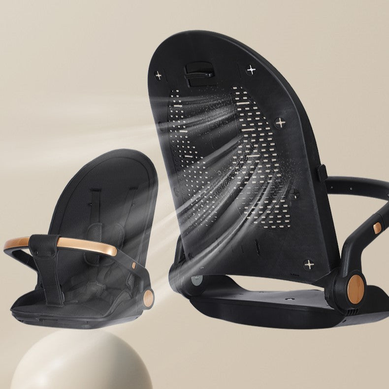 Carucior Sport Flippy 3in1, 6-36 Luni, Reversibil, Pliabil, Tavita pentru Masa, Pozitie de Somn, Centura de Siguranta, Roti 360, Suport Pahar, Copertina pentru Soare, 32x63x95cm, Maro Model Carouri - vivimall.ro