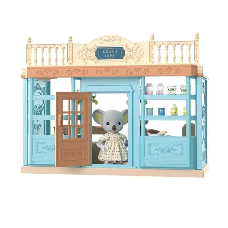 Casa de papusi cu figurine si mobilier, brutarie - vivimall.ro