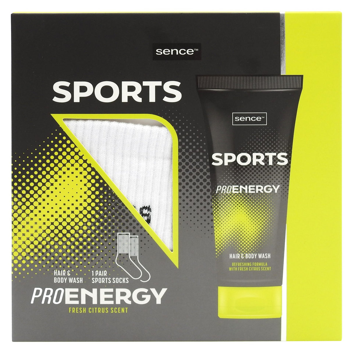 Caseta Cadou, Sence, H si Bw250, Sosete Sport Pro Energy