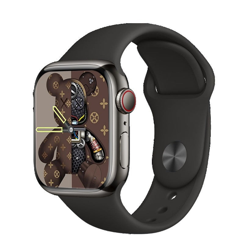 Ceas Smartwatch, Flippy, S9 Max Business Edition, tehnologie NFC, Apeluri Bluetooth, incarcare Wireless, afisaj 2.01 inch, rezolutie 240 x 296 mm, 10+ zile Autonomie, Negru - vivimall.ro