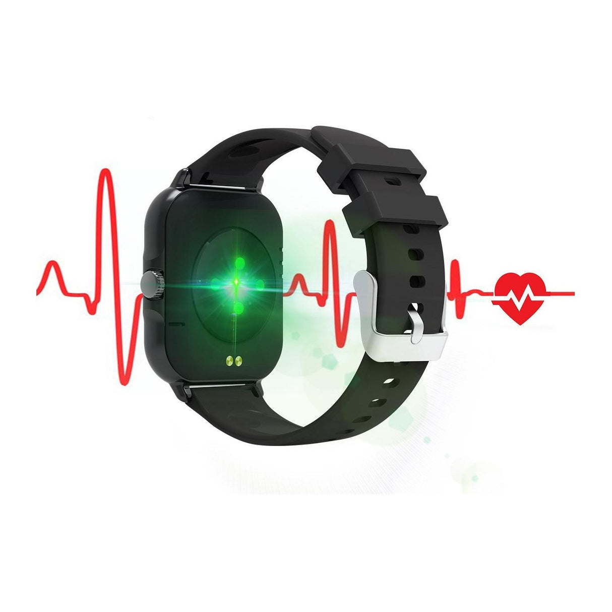 Ceas Smartwatch, Flippy, Editia H15, Apeluri Bluetooth, Afisaj 1.81 inch, Rezolutie 240 x 284, Puls, Siri, Baterie 180 mAh, Negru - vivimall.ro