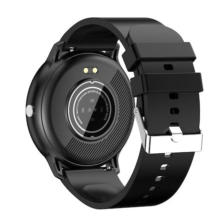 Ceas smartwatch si bratara fitness Flippy ZL02D, oxigen, ritm cardiac, pedometru, notificari, IP67, Compatibil cu Android/iOS, vibratii, multi sport, Negru - vivimall.ro