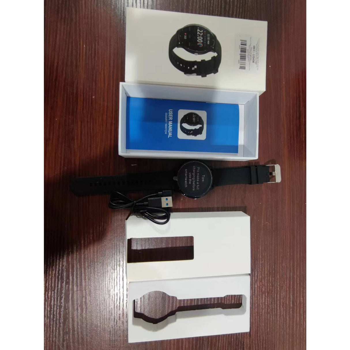 Ceas smartwatch si bratara fitness Flippy ZL02D, oxigen, ritm cardiac, pedometru, notificari, IP67, Compatibil cu Android/iOS, vibratii, multi sport, Negru - vivimall.ro