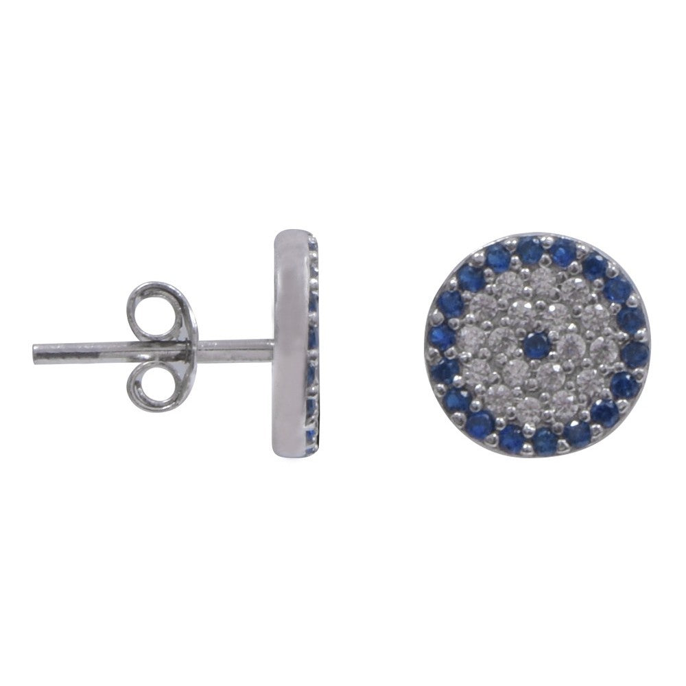 Cercei Argint 925 Banuti cu Pietre Albastre - vivimall.ro