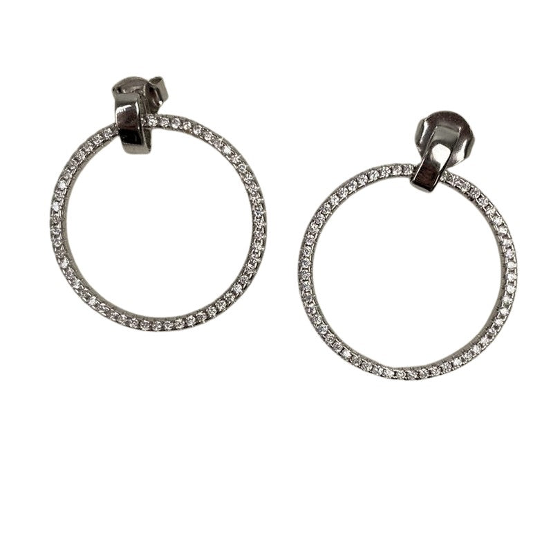 Cercei Argint 925 Cercuri Mari - vivimall.ro