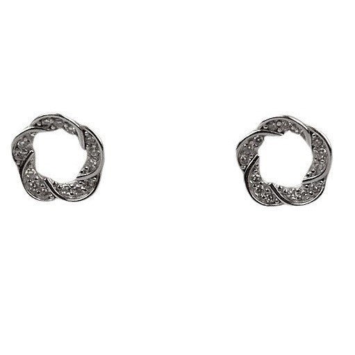 Cercei Argint 925 Floare Contur - vivimall.ro