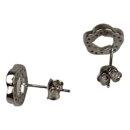 Cercei Argint 925 Floare Contur - vivimall.ro