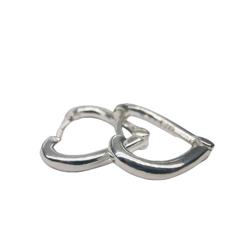 Cercei Argint 925 Inima Contur - vivimall.ro