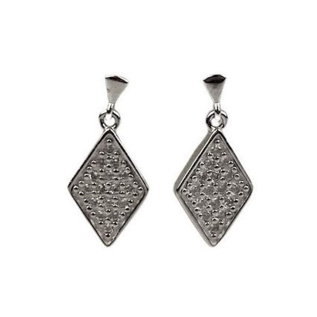 Cercei Argint 925 Romb - vivimall.ro