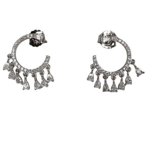 Cercei Argint 925 Semiluna - vivimall.ro