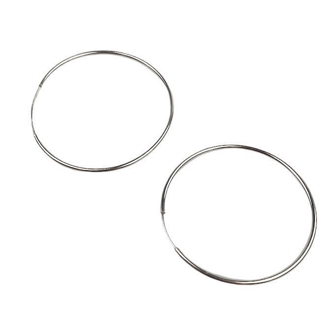 Cercei din Argint 925 Creole 40 mm - vivimall.ro