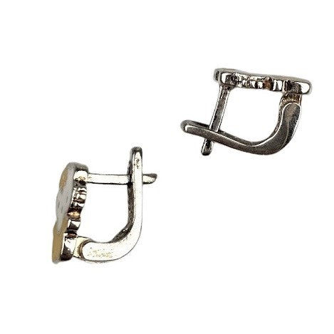 Cercei pentru Copii din Argint 925, model Pisicuta Galben - vivimall.ro