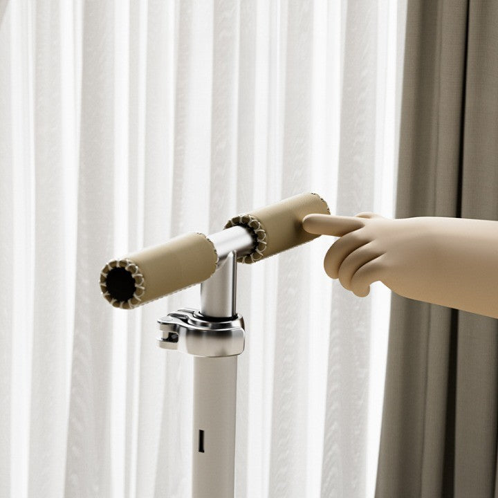 Trotineta Tip Carucior pentru Copii 7in1, Vivimall, Pliabila, Ghidon Reglabil, Parti Detasabile, Lumini LED, Muzica, Suport pentru picioare, Alb - vivimall.ro