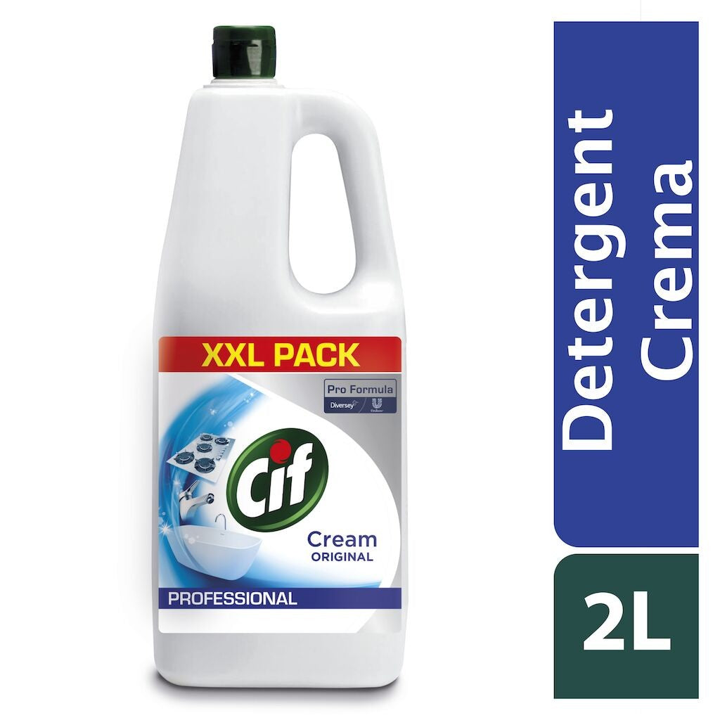 Pachet CIF Professional Cream – Crema de Curatare Non-Abraziva, 6×2 L - vivimall.ro