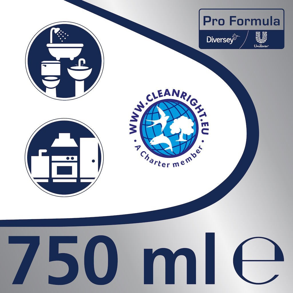 CIF Professional Cream – Crema de Curatare Non-Abraziva 0.75 L - vivimall.ro
