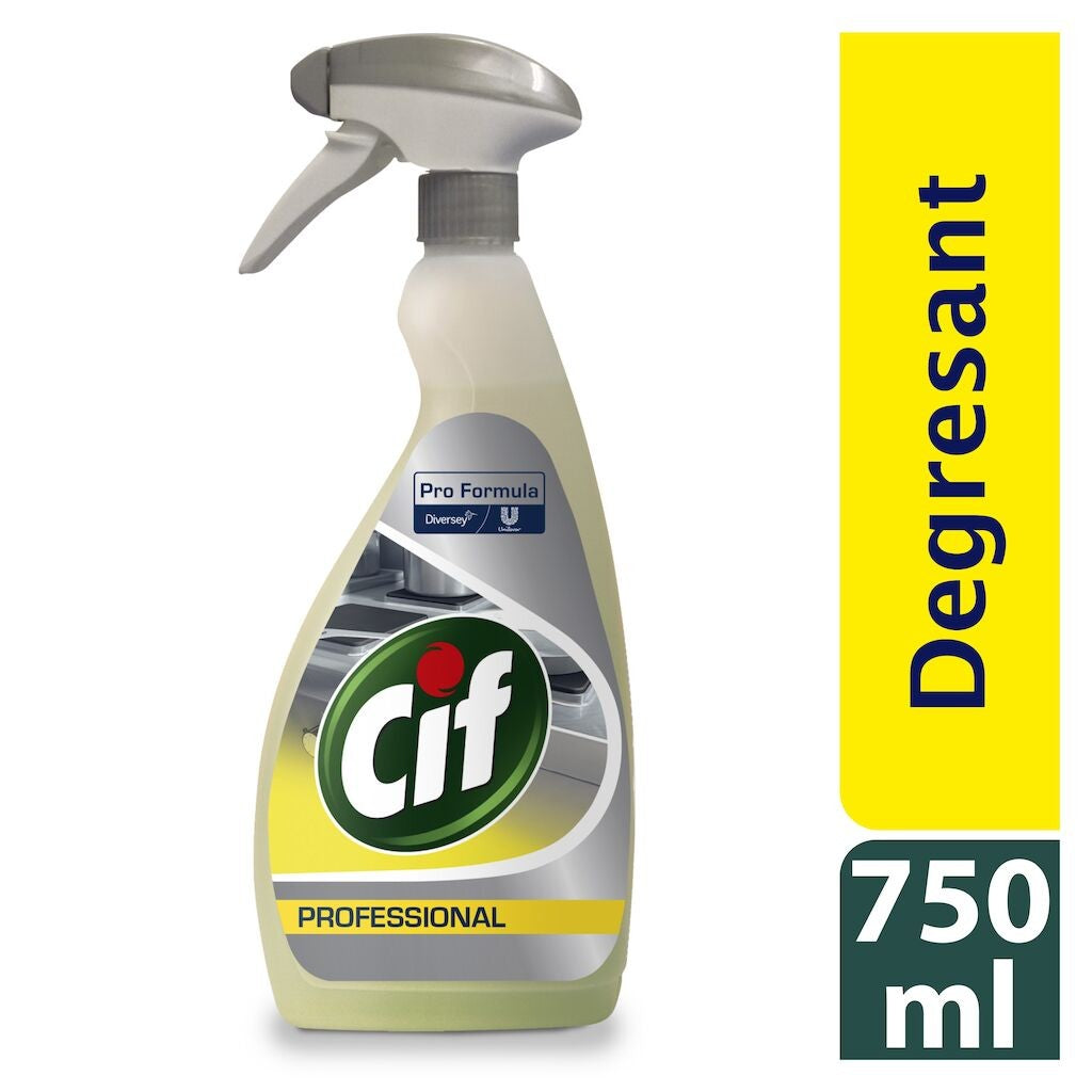 Pachet CIF Professional Degreaser – Degresant Profesional, 6×0.75 L - vivimall.ro