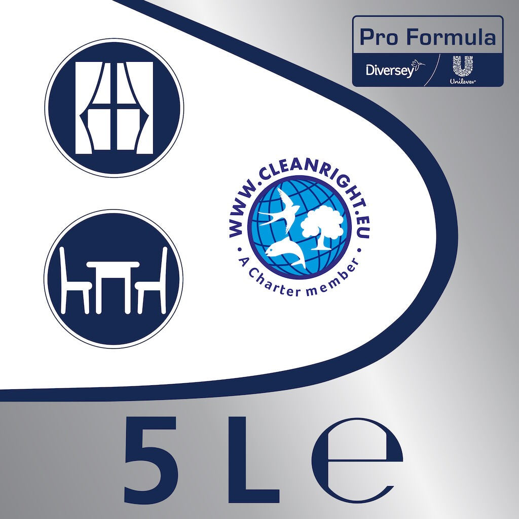 Recipient CIF Professional 5 L, dop și gură de umplere, detaliu ambalaj profesional