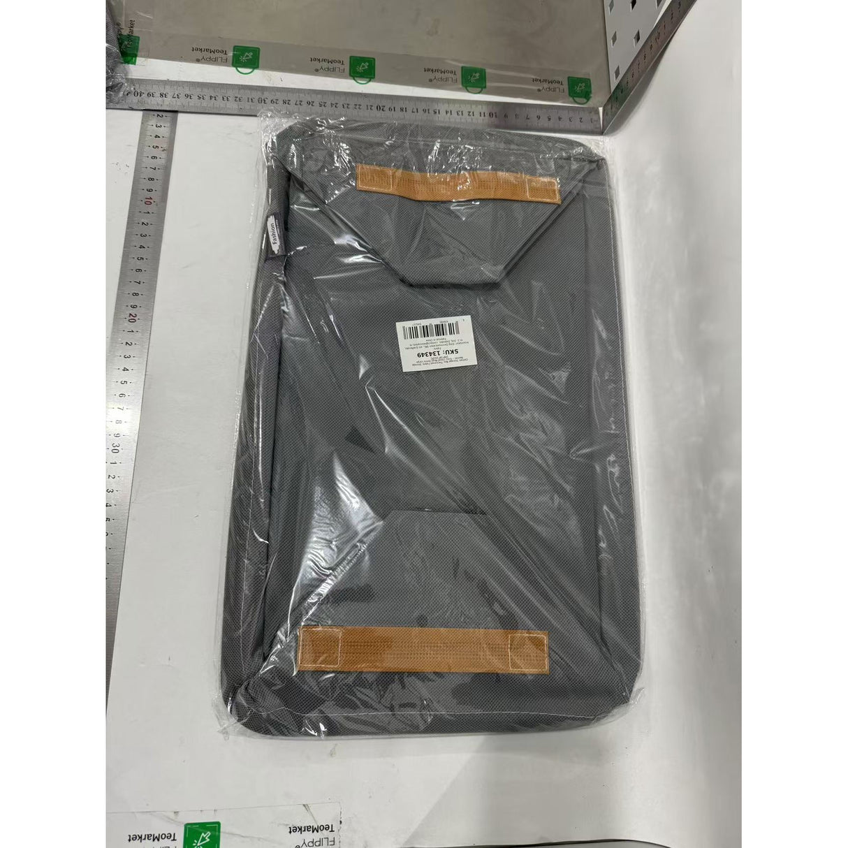 Cutie Depozitare, Pentru Haine, Lucruri, Din Textil Cu Cadru Metalic, Manere Laterale, Forma Dreptunghiulara, Volum 34 L