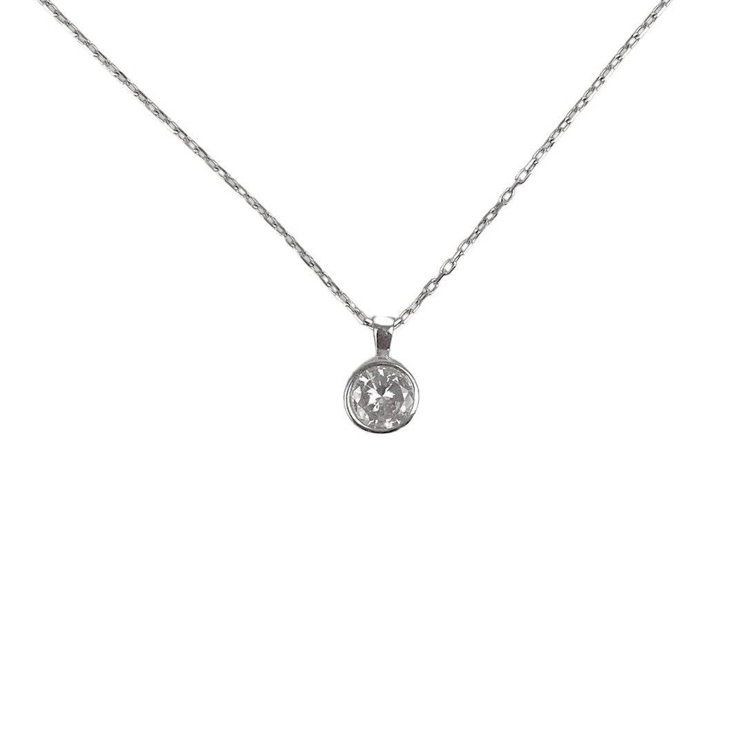 Colier Argint 925 cu Pandantiv Rotund 40 cm - vivimall.ro