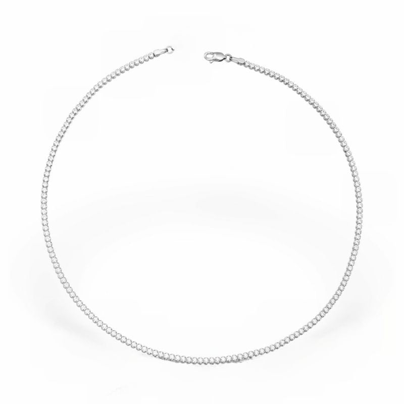 Colier din Argint 925 tip Tenis, 38 cm