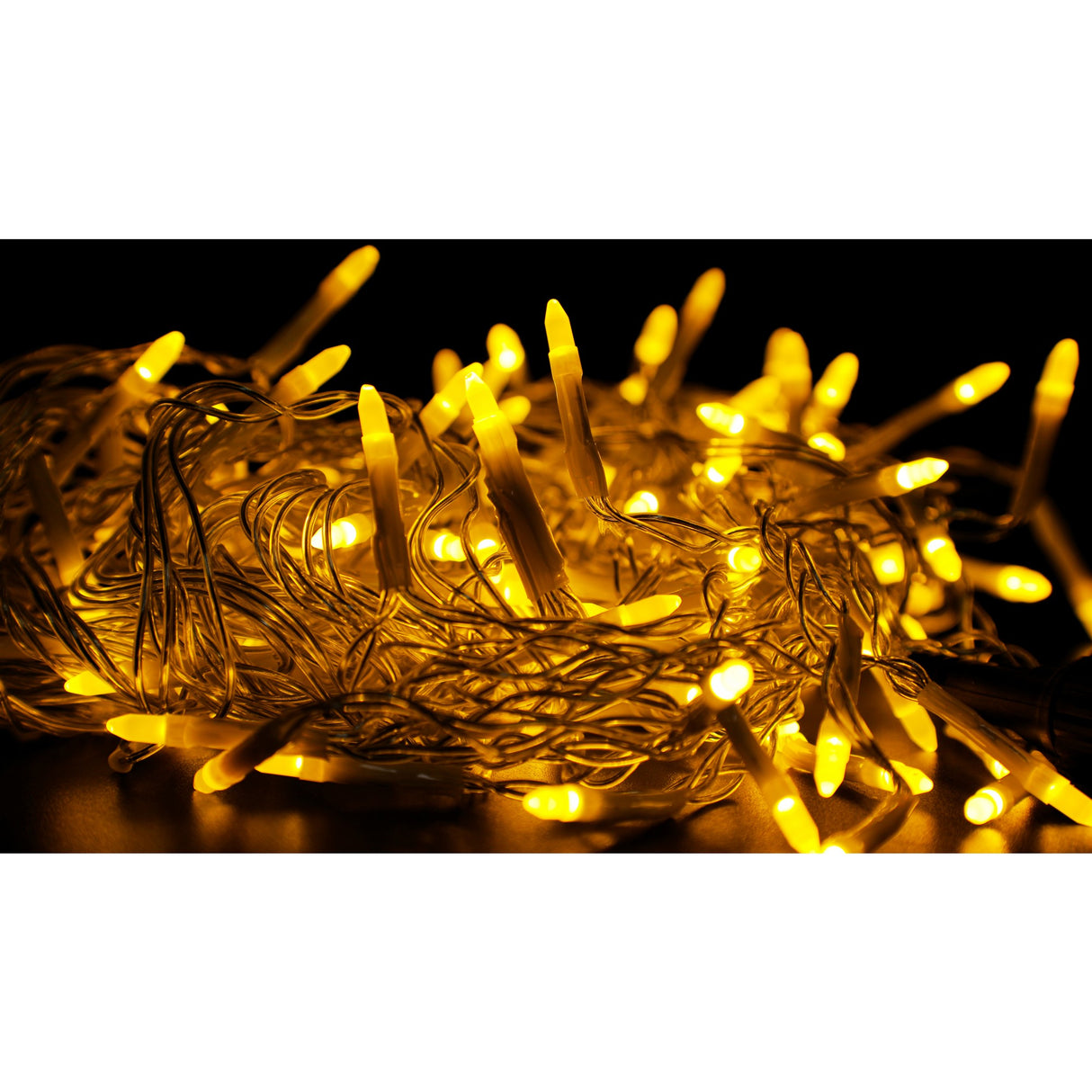 Sectiune Instalatie de Craciun, Flippy®, Tip Turturi, Fara Alimentator, 5m, 143 LED-uri, 8 Jocuri de Lumini, Fir Transparent, Lumina Alb Cald, IP44, Interconectabila - vivimall.ro