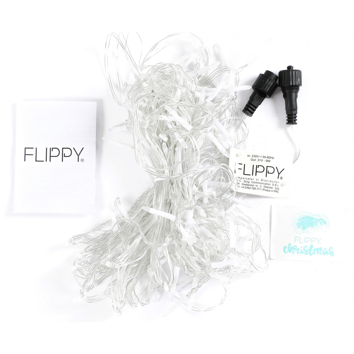 Componenta Instalatie De Craciun Tip Franjuri, 8 Jocuri De Lumini Sectiune 5 M, 143 Led-Uri, Interconectabila, Fir, Alb Rece, Nu Contine Transformator ! - vivimall.ro