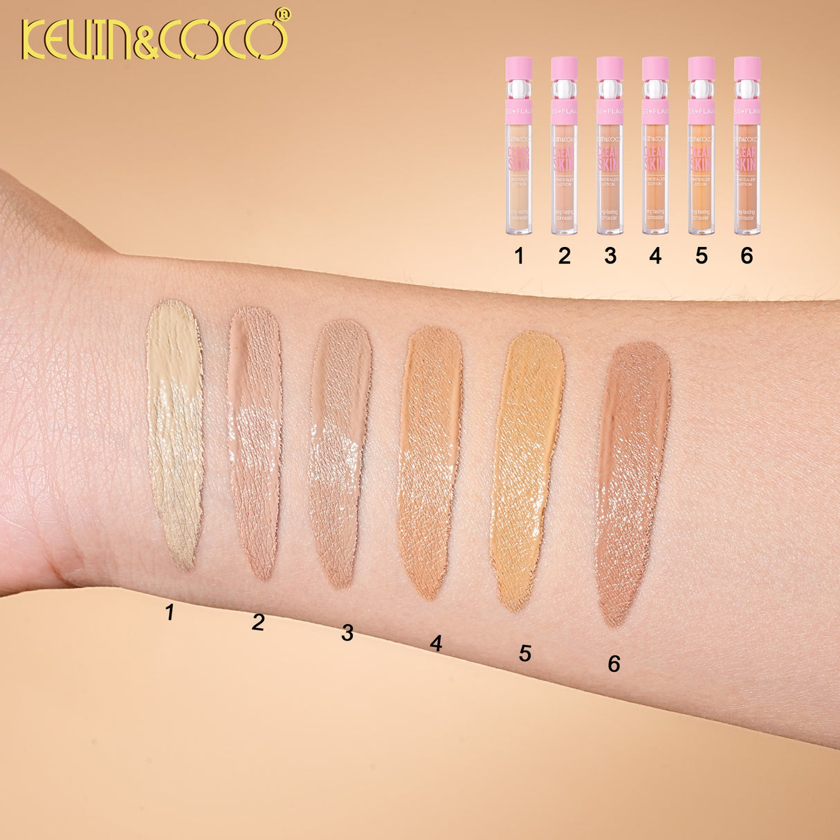 Corector Lichid pentru Ten, Kevin Coco, Clear Skin, Nuanta Cedar - vivimall.ro