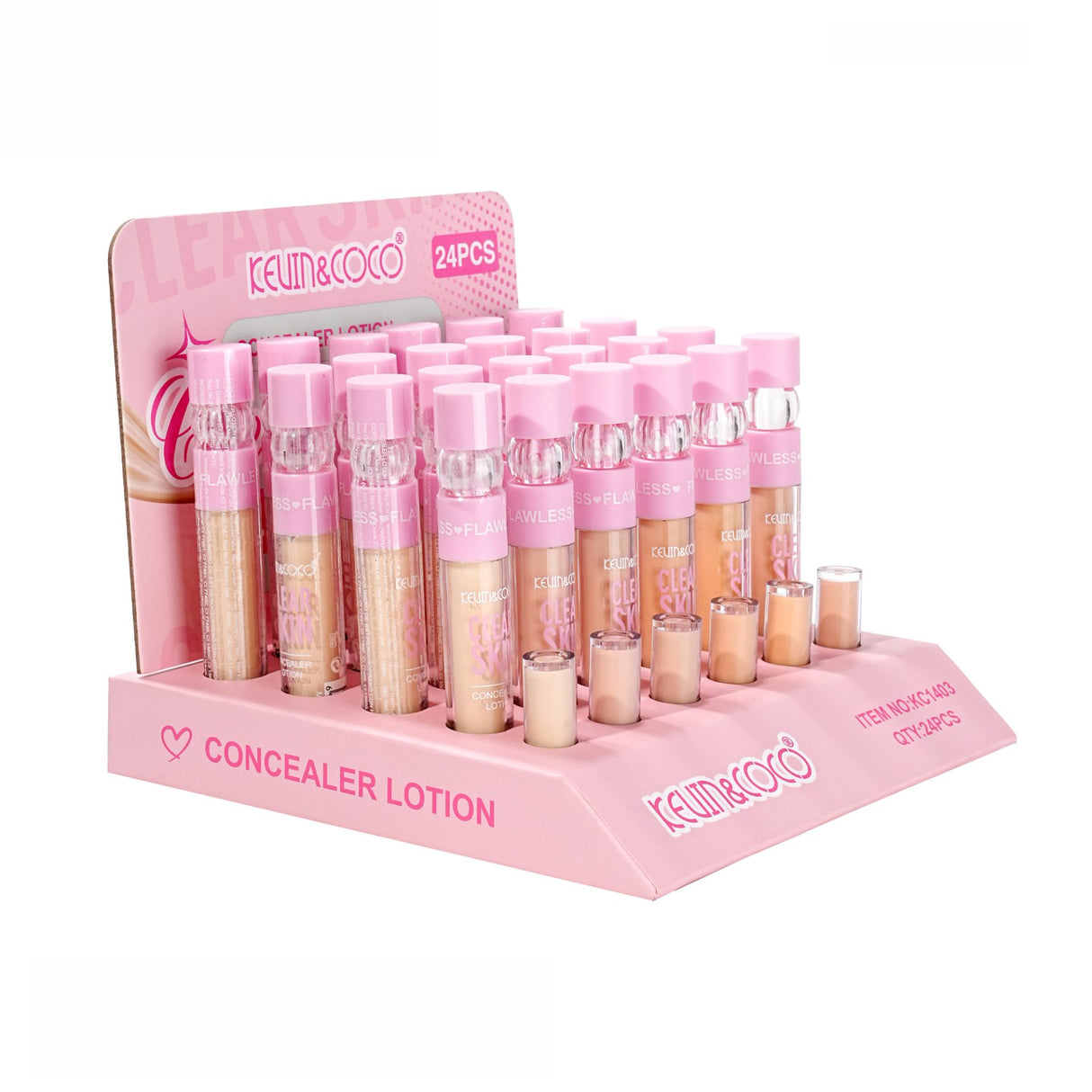 Corector Lichid pentru Ten, Kevin Coco, Clear Skin, Nuanta Bej Piersica - vivimall.ro