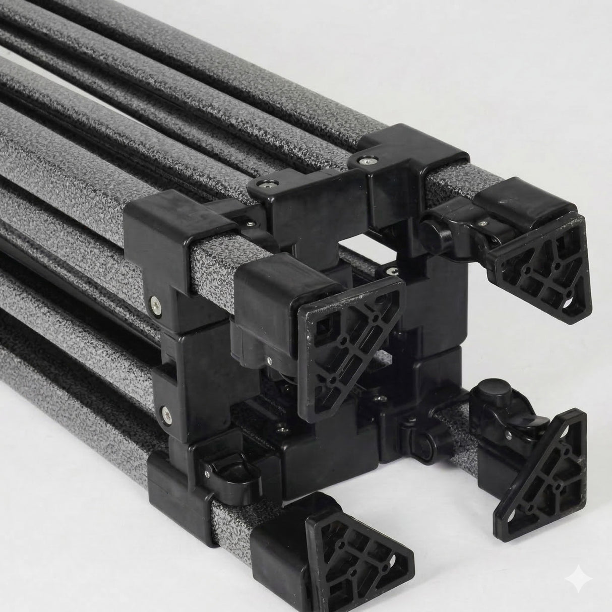 Cort Pavilion 3x3m, Flippy, Cadru Metal Pliabil Ranforsat, Acoperis 420D 280gram/mg PVC Polyester Oxford pentru Curte, Gradina, Evenimente, Verde - vivimall.ro
