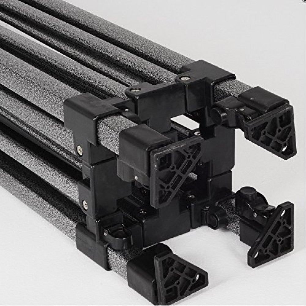 Cort Pavilion 3x6m Albastru Pliabil Cadru Metal pentru Curte, Gradina, Evenimente - vivimall.ro