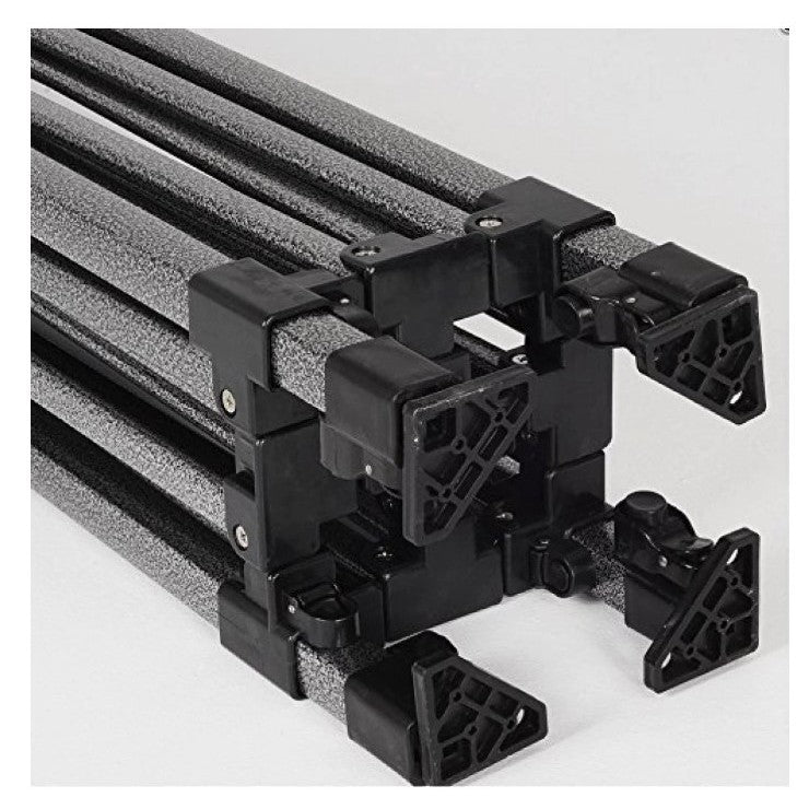 Cort pliabil pentru Evenimente Flippy, cadru metalic pentru curte si gradina, pereti laterali, 300 x 450 cm, Alb - vivimall.ro