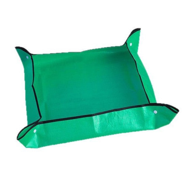 Covoras de Gradinarit, Vivimall, pentru Cultivarea Plantelor si Schimbarea Solului, din Panza Ingrosata, 50x50 cm, Pliabil, Verde - vivimall.ro