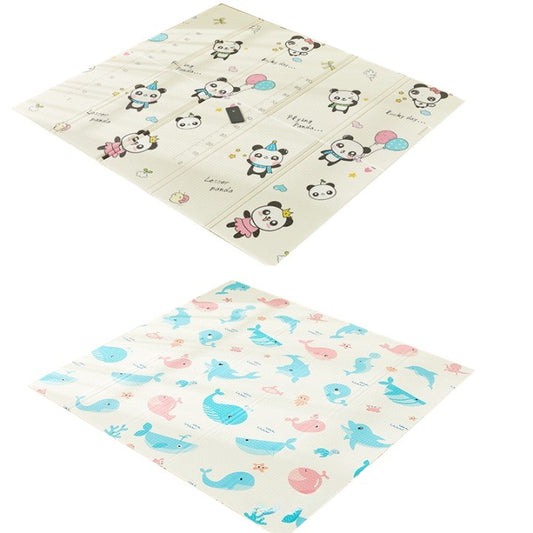 Covoras De Joaca Pentru Copii Termic Cu 2 Fete, Cu Spuma, Impermeabil, Antiderapant - vivimall.ro