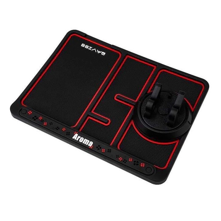Covoras Pad/Suport Auto 4 In 1 Anti Alunecare Bord, Universal, Suport Auto Telefon, Tableta, Gps, Rotire 360 ° Multifuntional, Numar Telefon, Aroma