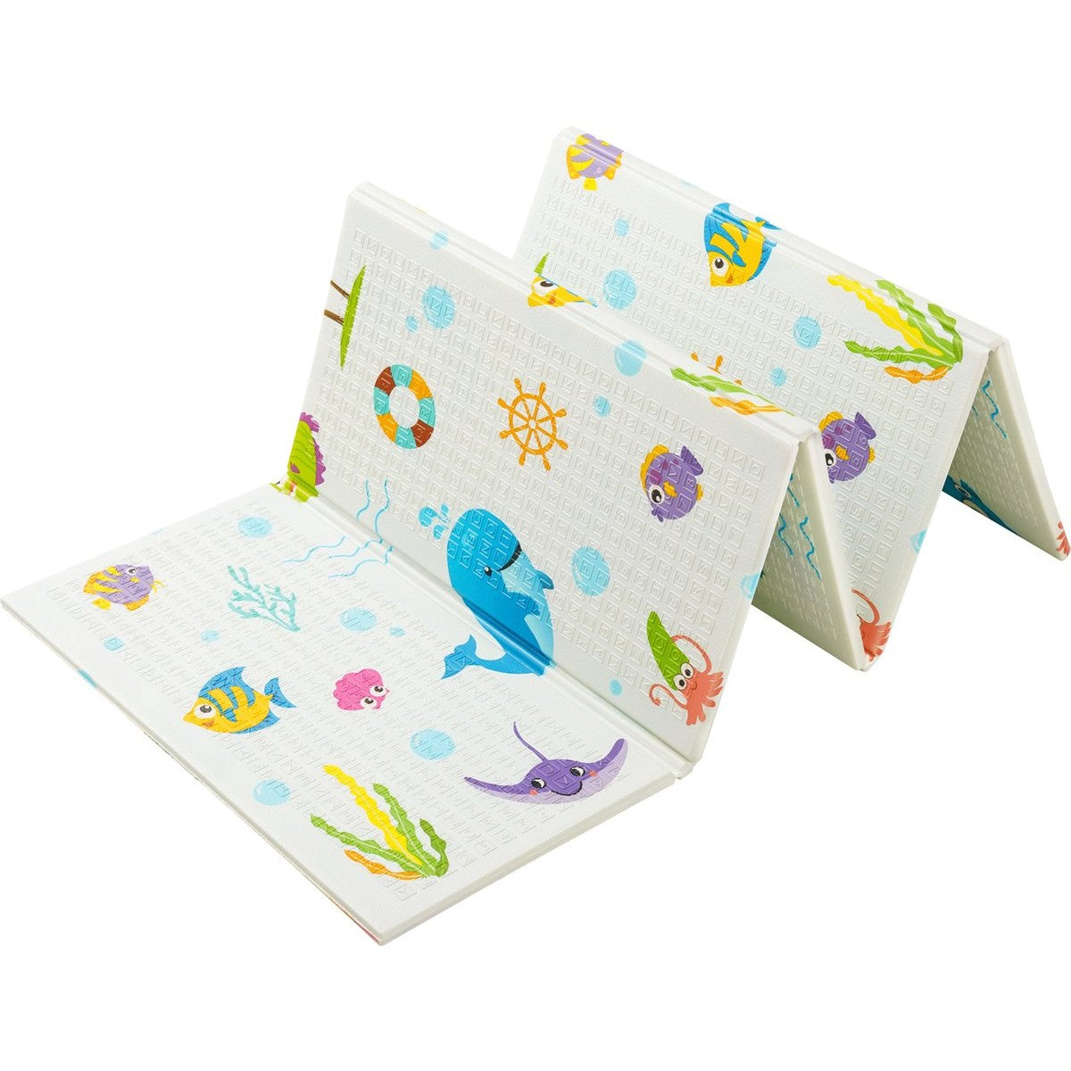 Covoras Pentru Copii, Cu 2 Fete, Din Xpe+Pe, Impermeabil, Antiderapant, Protectie Termica, +3 Luni, Pliabil