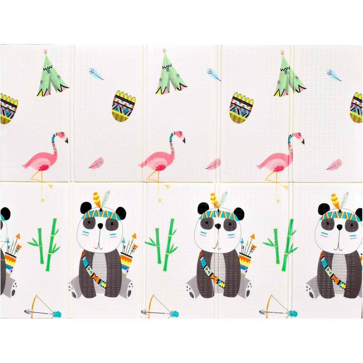 Covoras Pentru Copii, Cu 2 Fete, Din Xpe+Pe, Impermeabil, Antiderapant, Protectie Termica, +3 Luni, Pliabil