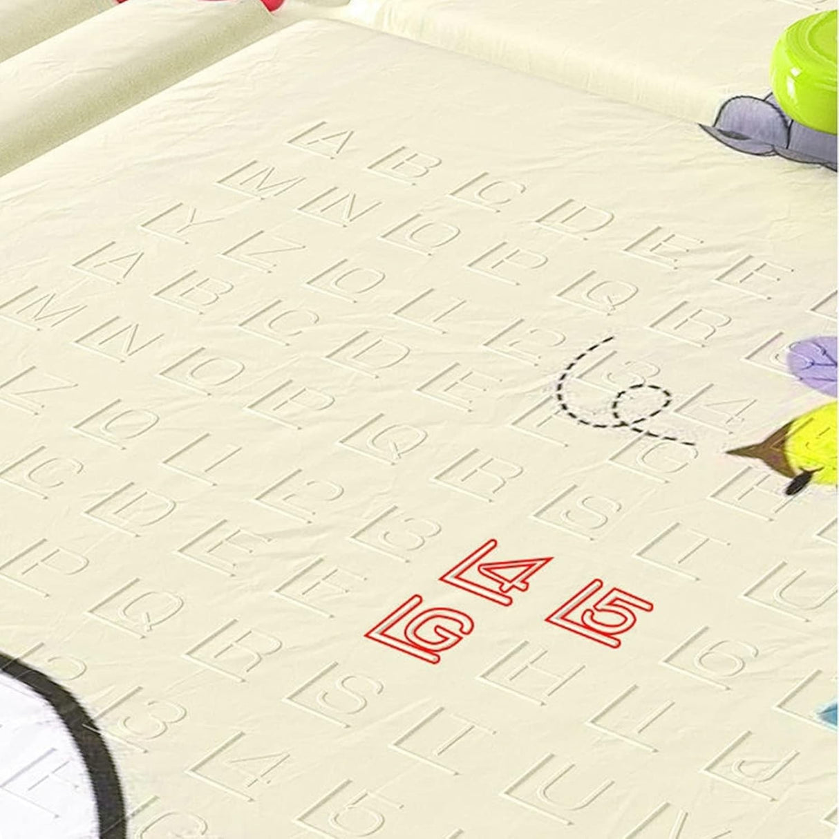 Covoras Pentru Copii, Cu 2 Fete, Din Xpe+Pe, Impermeabil, Antiderapant, Protectie Termica, +3 Luni, Pliabil