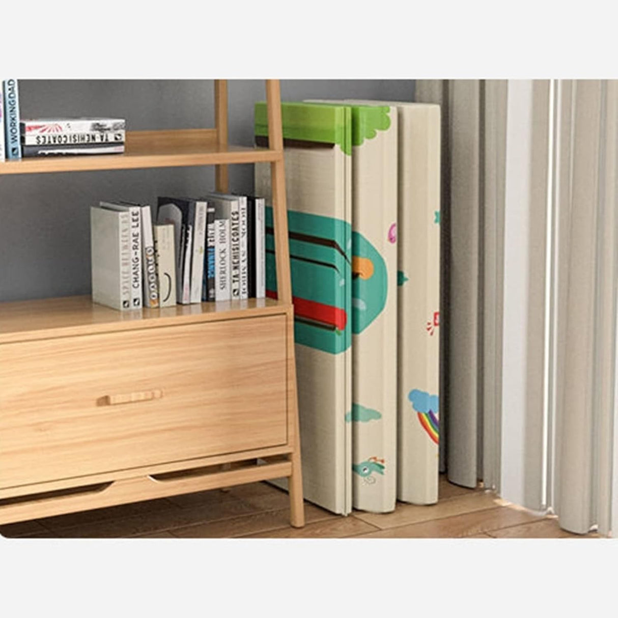 Covoras Pentru Copii, Cu 2 Fete, Din Xpe+Pe, Impermeabil, Antiderapant, Protectie Termica, +3 Luni, Pliabil