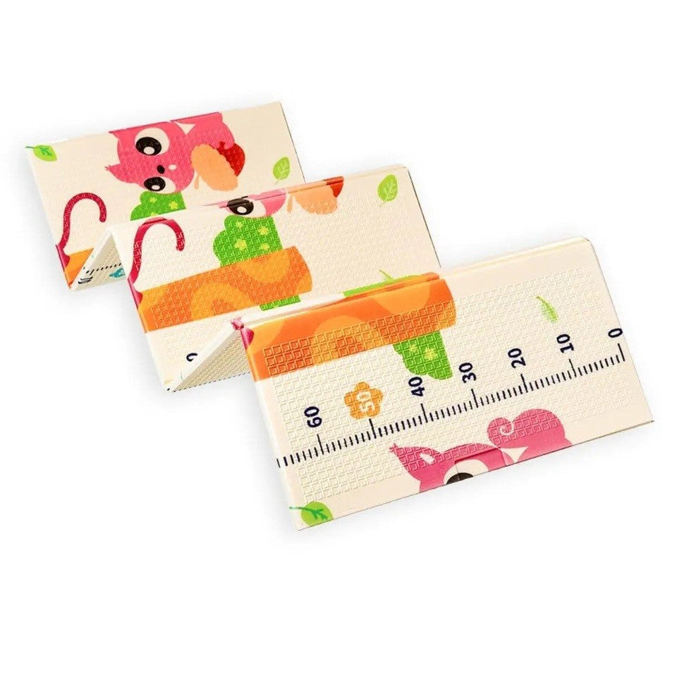 Covoras Pentru Copii, Cu 2 Fete, Din Xpe+Pe, Impermeabil, Antiderapant, Protectie Termica, +3 Luni, Pliabil