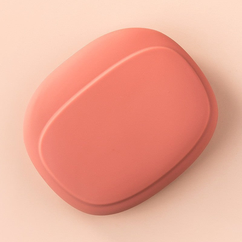Husă silicon portabilă Vivimall roșu oranj în rucsac, utilizare zilnică și călătorii