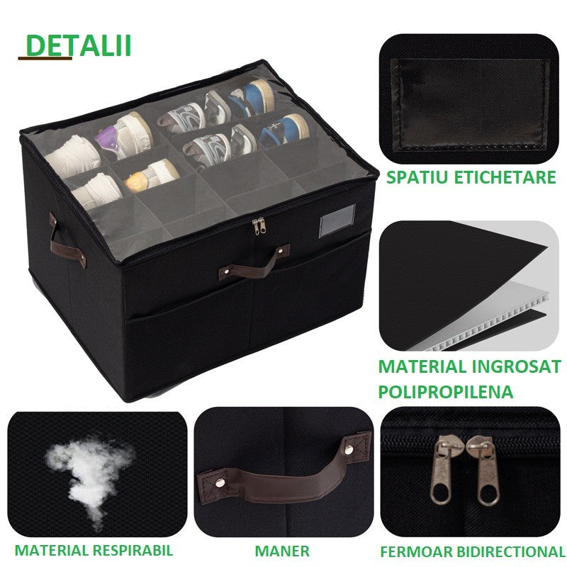Cutie Depozitare Pantofi Pliabila | StoreFlex - vivimall.ro