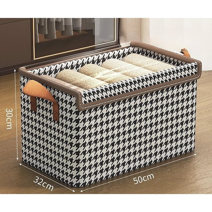 Cutie Depozitare, Vivimall, Capac Transparent, Model In Carouri, Model Mare, Maro - vivimall.ro