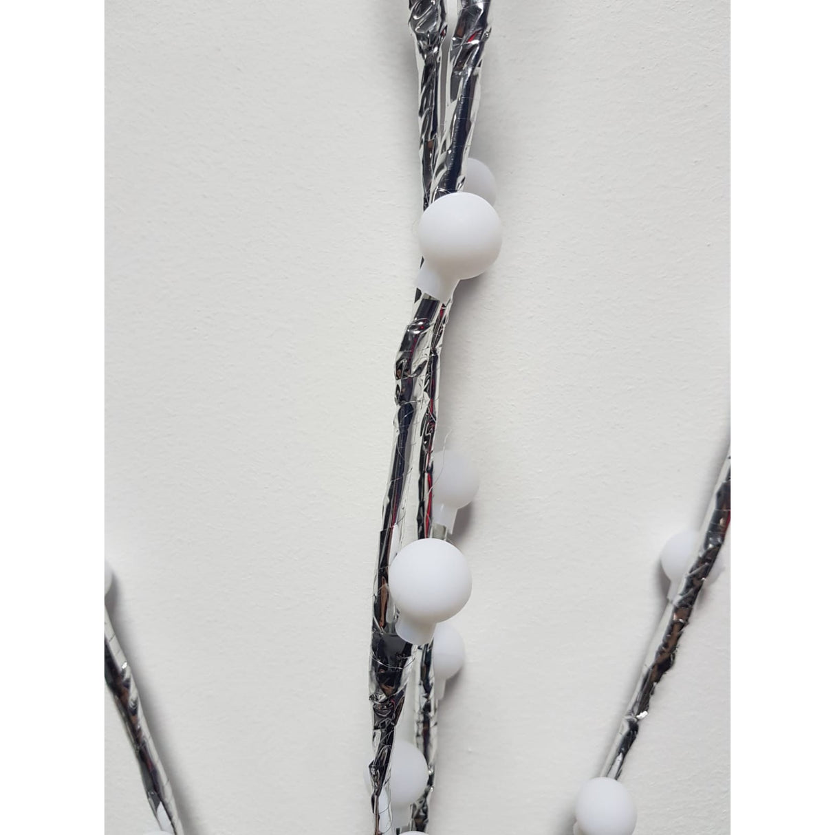 Decoratiune Luminoasa Crenguta cu Baterii 72 LED -uri Glob Alb Cald - vivimall.ro