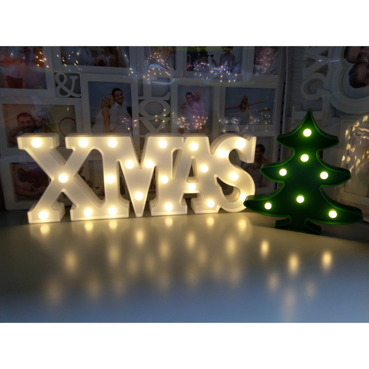 Decoratiune Luminoasa cu Baterii Xmas Alb Cald - vivimall.ro