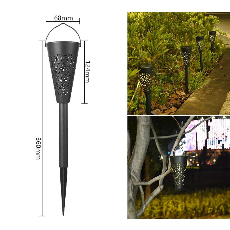 Decoratiune Solara Pentru Gradina, Tip Torta Alb Cald - vivimall.ro