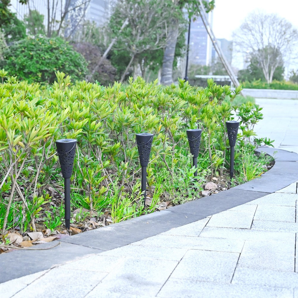 Decoratiune Solara Pentru Gradina, Tip Torta, Alb Rece - vivimall.ro