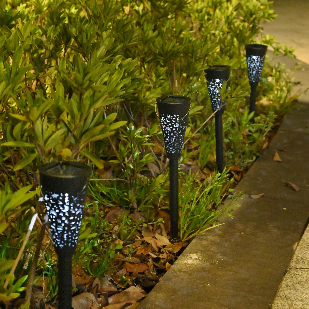 Decoratiune Solara Pentru Gradina, Tip Torta, Alb Rece - vivimall.ro