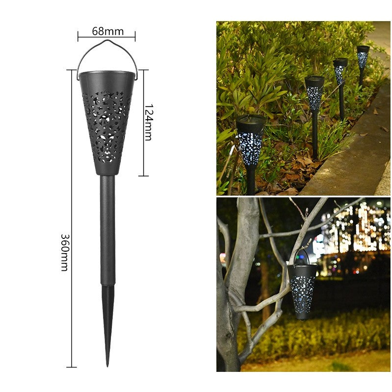 Decoratiune Solara Pentru Gradina, Tip Torta, Alb Rece - vivimall.ro