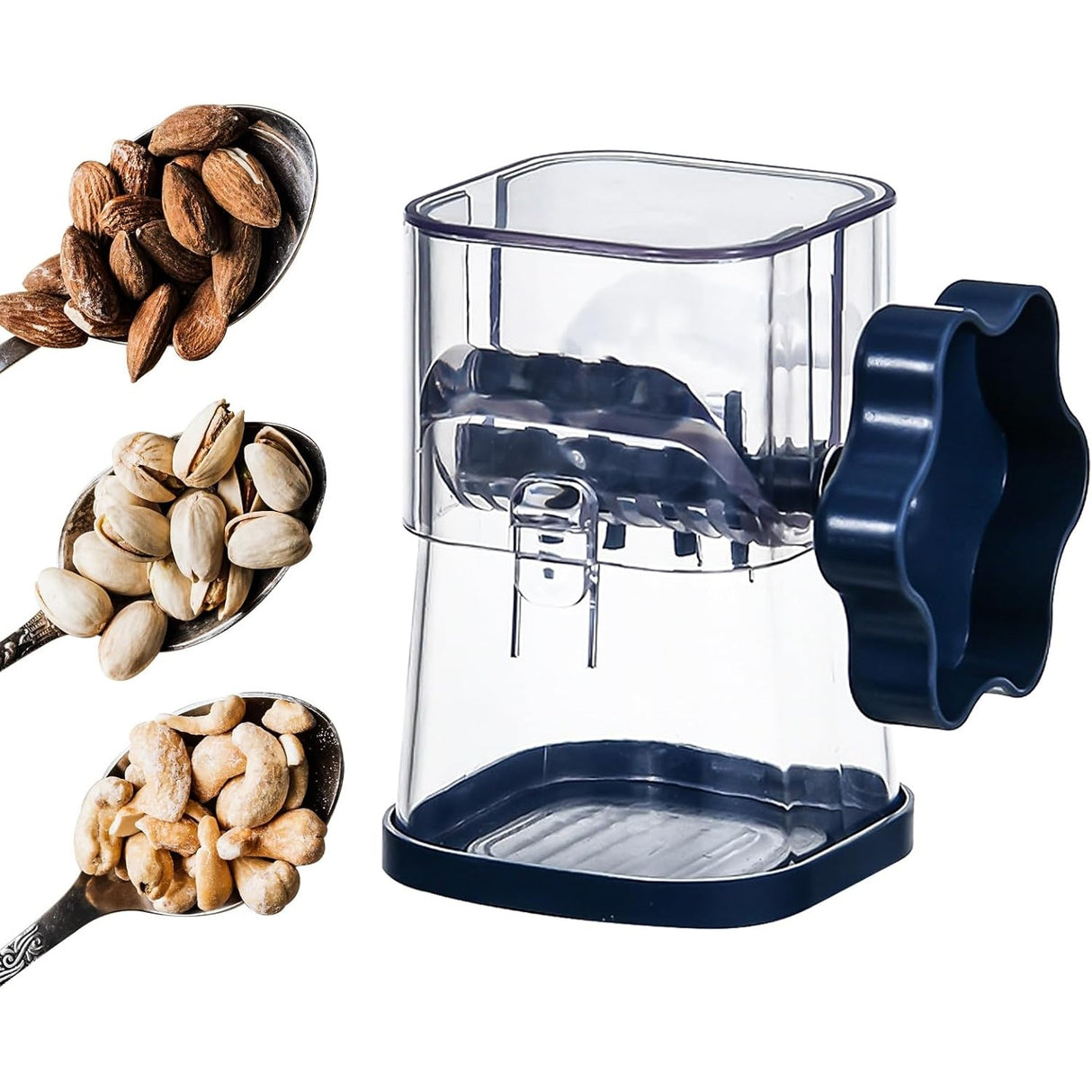 Dispozitiv De Zdrobit, Pentru Alune, Nuci, Ciocolata, Manual, Din Abs, 10 X 7.2 Cm - vivimall.ro