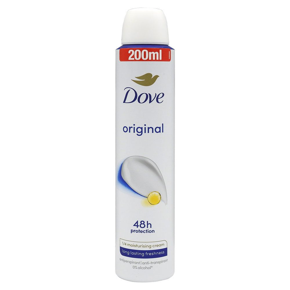 Antiperspirant Deo Spray, DOVE, Original Woman, 200 ml - vivimall.ro